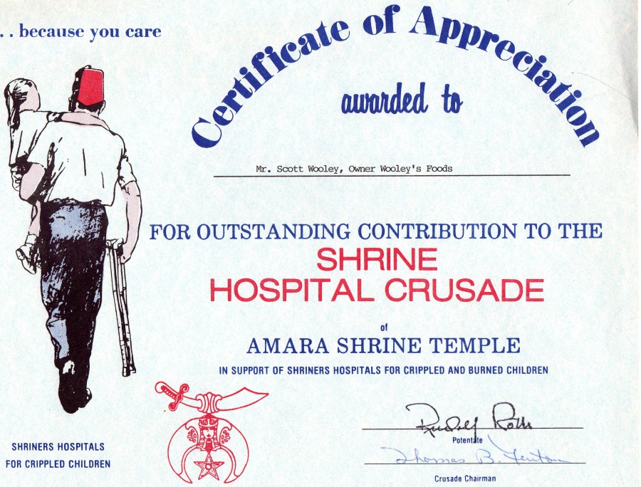 08 14 1987   Shrine Award